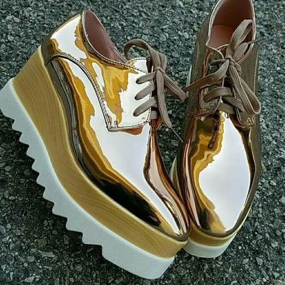 METALLIC ROSE GOLD  OXNARD PLATFORM - Picture 9 of 11